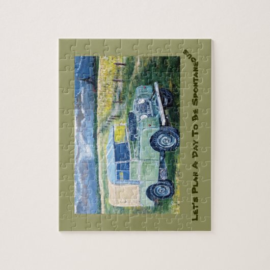 Ben een Dag van plan om Spontane Puzzel te zijn Legpuzzel (Verticaal)