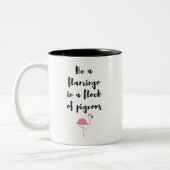 Ben een flamingo citaat inspirerend 325ml mok (Links)