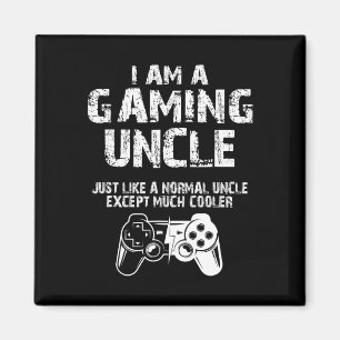 Ben een Gaming Uncle Funny Video Gamer Schattige V Magneet