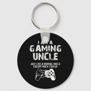 Ben een Gaming Uncle Funny Video Gamer Schattige V Sleutelhanger