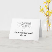 Ben een kaart van het Zaad van de Mosterd (Gele Bloem)