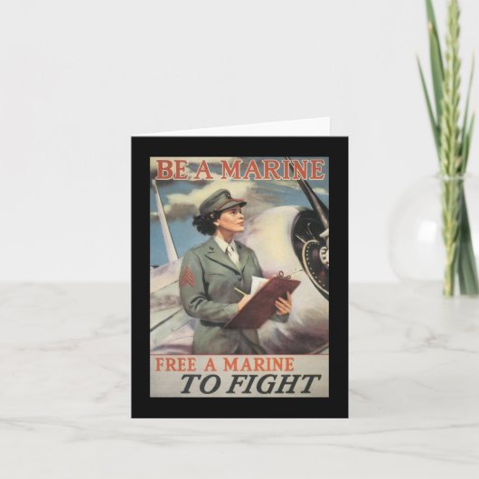 Ben een Mariene Wereldoorlog II Kaart (Voorkant)