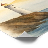 Ben een vuurtoren van liefde - Inspirerend muurkun Poster (Hoek)