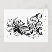 BEN ER EEN SOORT! Inspirerend kalligrafie Briefkaart (Voorkant)