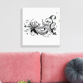 BEN ER EEN SOORT! Inspirerend kalligrafie Canvas Afdruk (Insitu (Woonkamer))