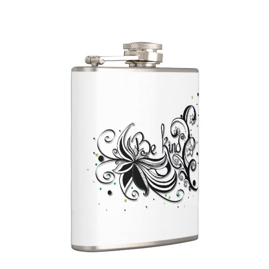 BEN ER EEN SOORT! Inspirerend kalligrafie Heupfles (Rechts)