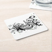 BEN ER EEN SOORT! Inspirerend kalligrafie Kartonnen Onderzetters (Schuin)