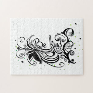 BEN ER EEN SOORT! Inspirerend kalligrafie Legpuzzel