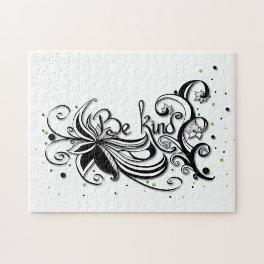 BEN ER EEN SOORT! Inspirerend kalligrafie Legpuzzel (Horizontaal)