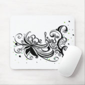 BEN ER EEN SOORT! Inspirerend kalligrafie Muismat (Met muis)