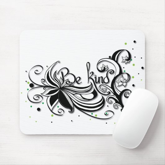 BEN ER EEN SOORT! Inspirerend kalligrafie Muismat (Met muis)