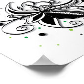 BEN ER EEN SOORT! Inspirerend kalligrafie Poster (Hoek)