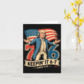 Ben Franklin 67 Meme Keen It 7-6 History Teacher S Kaart (Gele Bloem)