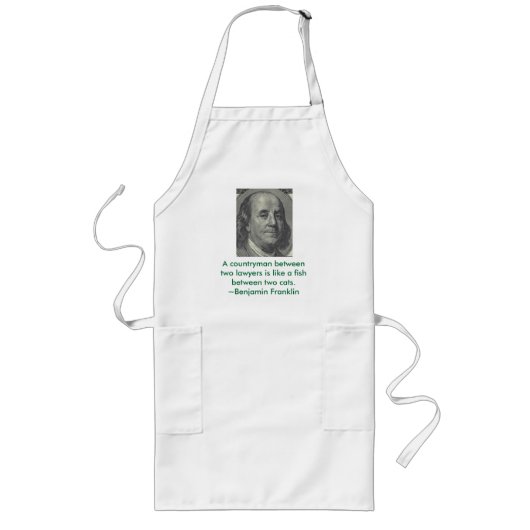 Ben Franklin Apron Lang Schort (Voorkant)