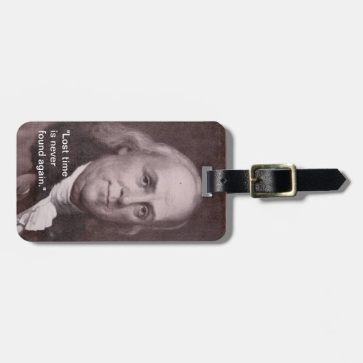 Ben Franklin Bagagelabel (Voorkant horizontaal)