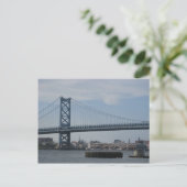 Ben Franklin Bridge Briefkaart (Staand voorkant)