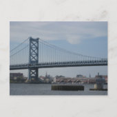 Ben Franklin Bridge Briefkaart (Voorkant)