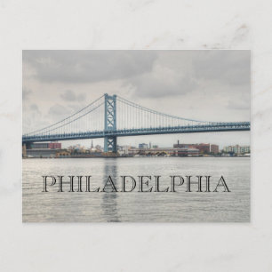 Ben Franklin Bridge Briefkaart