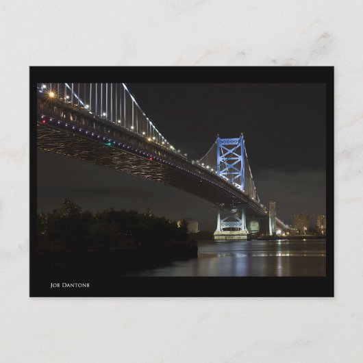 Ben Franklin Bridge Briefkaart (Voorkant)