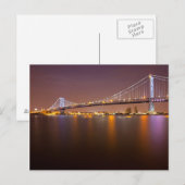 Ben Franklin Bridge Briefkaart (Voorkant / Achterkant)