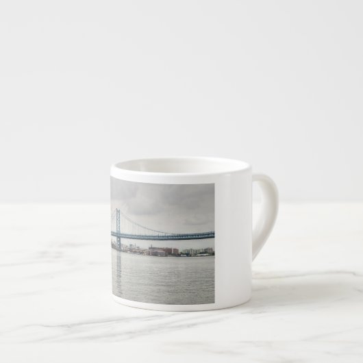 Ben Franklin Bridge Espresso Kop (Voorkant rechts)