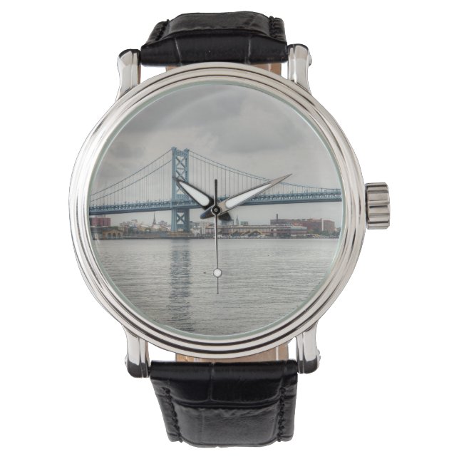 Ben Franklin Bridge Horloge (Voorkant)
