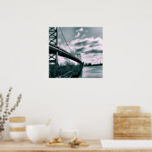 Ben Franklin bridge II Poster (Keuken)