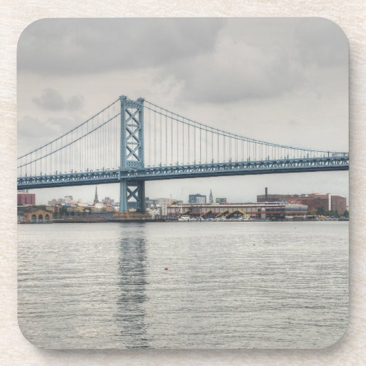 Ben Franklin Bridge Onderzetter (Voorkant)