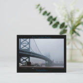 Ben Franklin Bridge Philadelphia Briefkaart (Staand voorkant)