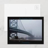 Ben Franklin Bridge Philadelphia Briefkaart (Voorkant / Achterkant)