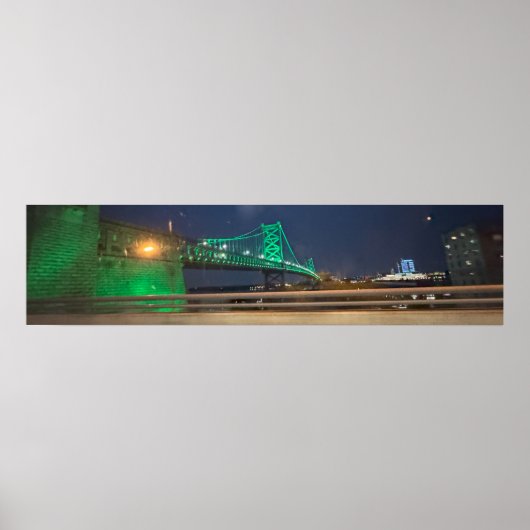 Ben Franklin Bridge Philadelphia Poster (Voorkant)