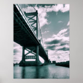 Ben Franklin bridge Poster (Voorkant)