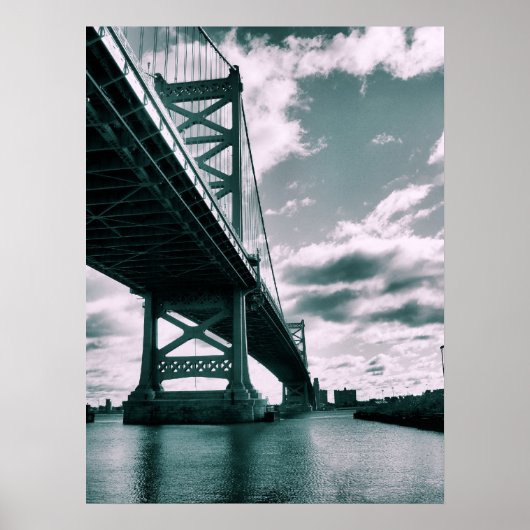 Ben Franklin bridge Poster (Voorkant)