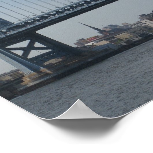 Ben Franklin Bridge Poster (Hoek)