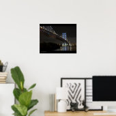 Ben Franklin Bridge Poster (Thuiskantoor)