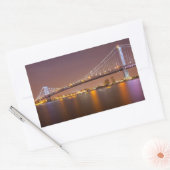 Ben Franklin Bridge Rechthoekige Sticker (Envelop)