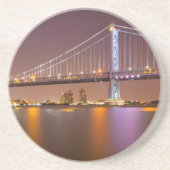 Ben Franklin Bridge Zandsteen Onderzetter (Voorkant)