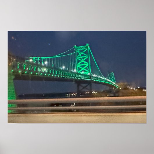 Ben Franklin-brug Philadelphia Poster (Voorkant)
