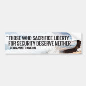 Ben Franklin Bumpersticker (Voorkant)