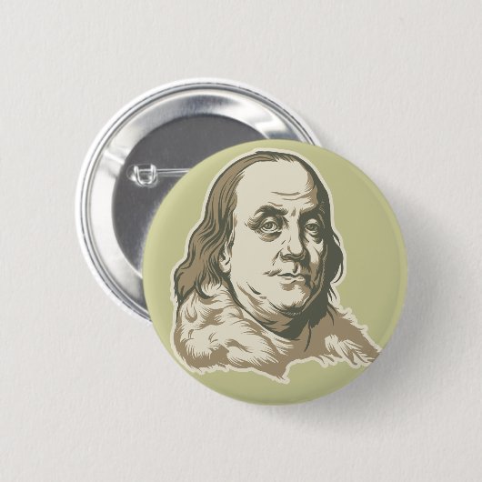 Ben Franklin Button (Voorkant /achterkant)
