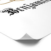 Ben Franklin - Certainty Poster (Hoek)