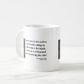 Ben Franklin Citaat 2b Koffiemok (Voorkant links)