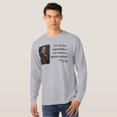 Ben Franklin Citaat 3b T-shirt (Voorkant volledig)