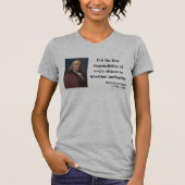 Ben Franklin Citaat 3b T-shirt (Voorkant)