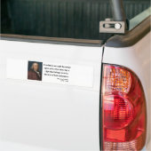 Ben Franklin Citaat 4b Bumpersticker (Op Truck)