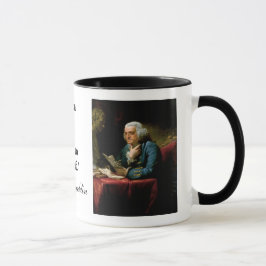Ben Franklin citeert "De U. S. Grondwet..." Mok