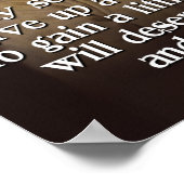 Ben Franklin citeert elke maatschappij die... Poster (Hoek)