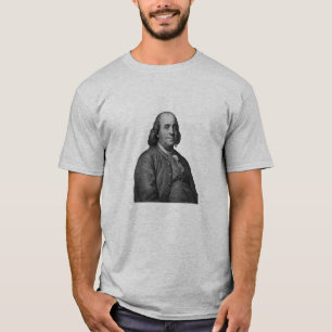 Ben Franklin en citaat T-shirt