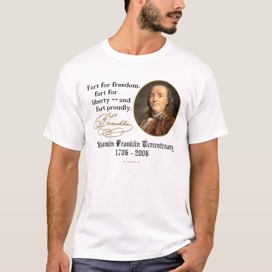 Ben Franklin - Fart Prouly T-shirt (Voorkant)