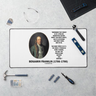 Ben Franklin Geld Prolific Generating Natuur QTE Bureaumat